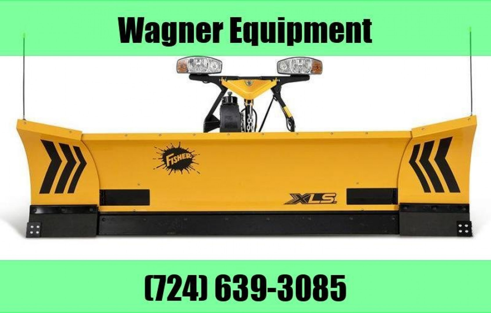 New 2023 Fisher Engineering XLS 8'6-11' Steel Snow Plow