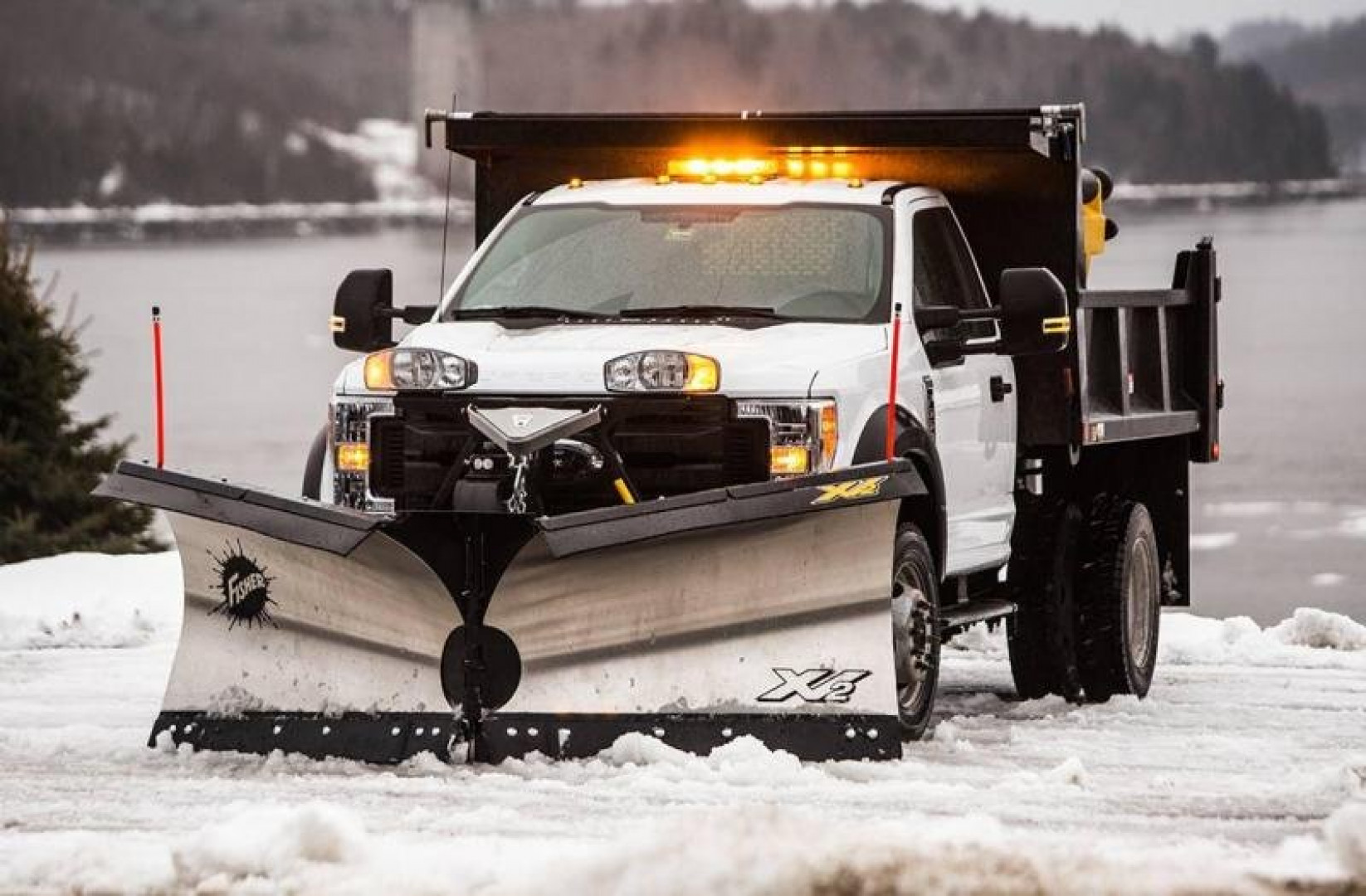 New 2023 Fisher Engineering XV2 SS 9.5 Snow Plow