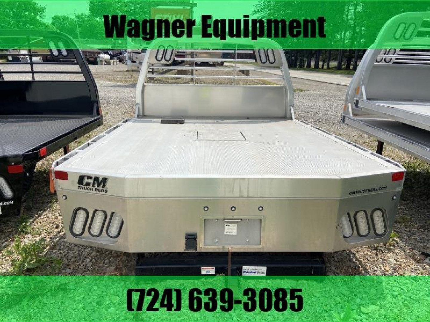 New CM RD Aluminum Flatbed CHEVY/DODGE Single Rear Wheel 8' Pickup Replacement