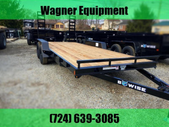 New EH18-10ELE 84 x18' Equipment Trailer 9.9K GVWR