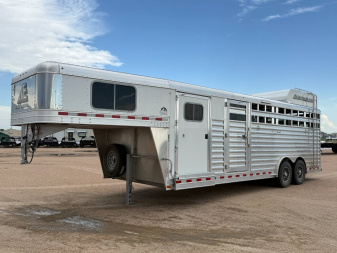 Used 2024 Elite Trailers Stock / Stock Combo Trailer