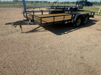 New 2025 Diamond T 7 x 16 Utility Trailer