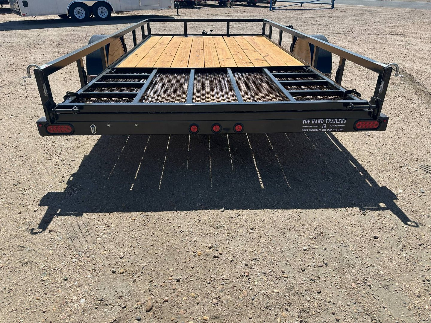 New 2025 Diamond T 14' Utility Trailer Railside