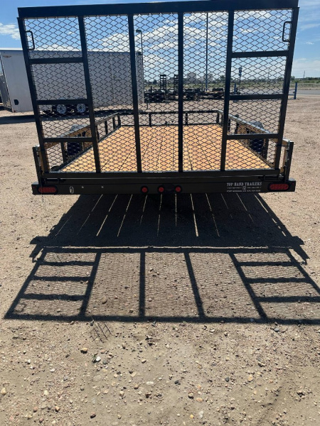 New 2025 Diamond T 14' Utility Trailer Railside