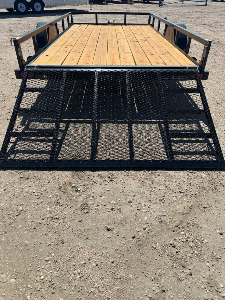 New 2025 Diamond T 14' Utility Trailer Railside