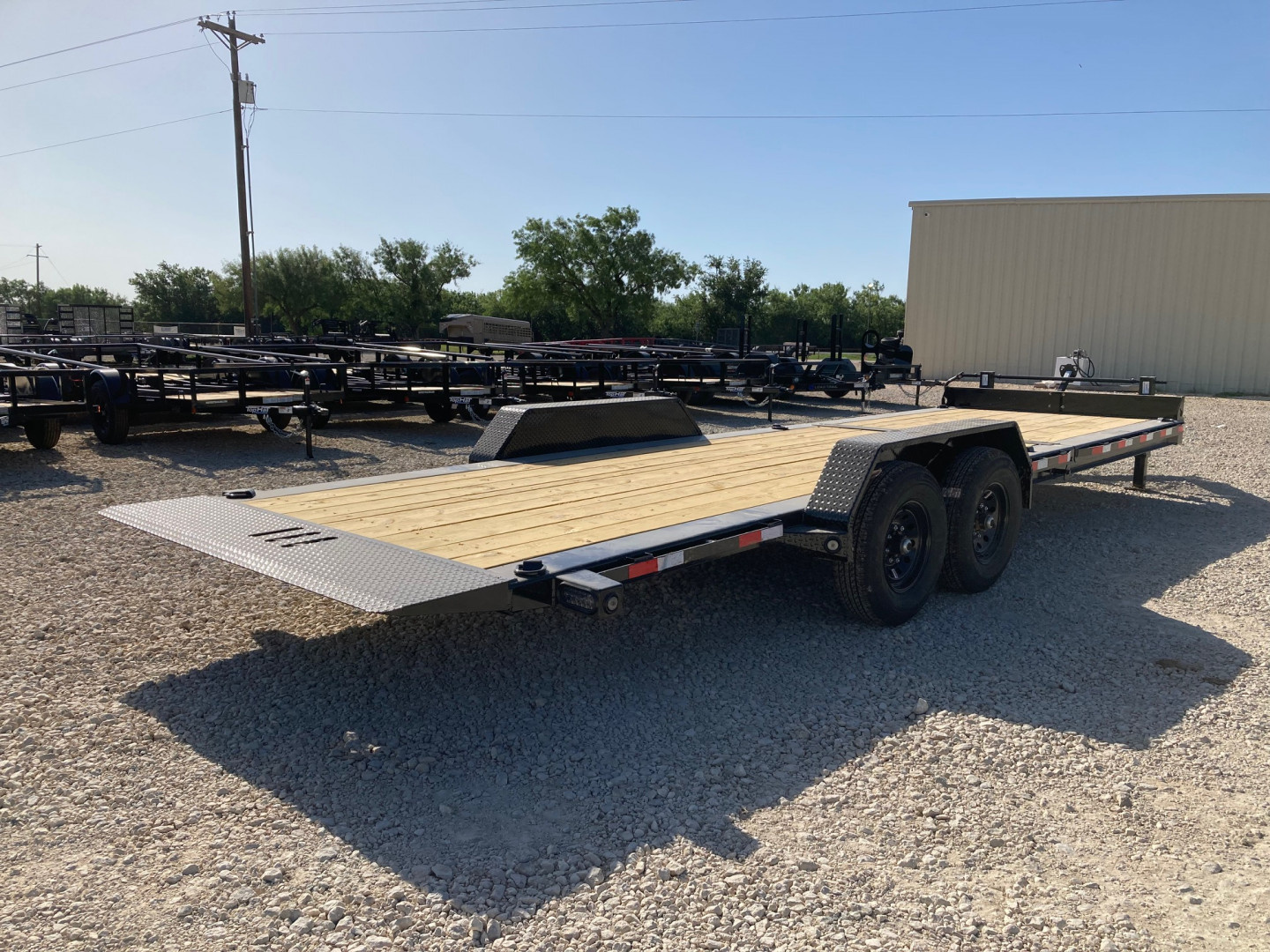 New 2026 Load Trail TD 83" X 24' Tilt-N-Go Tandem Axle Tilt Deck I-Beam Frame