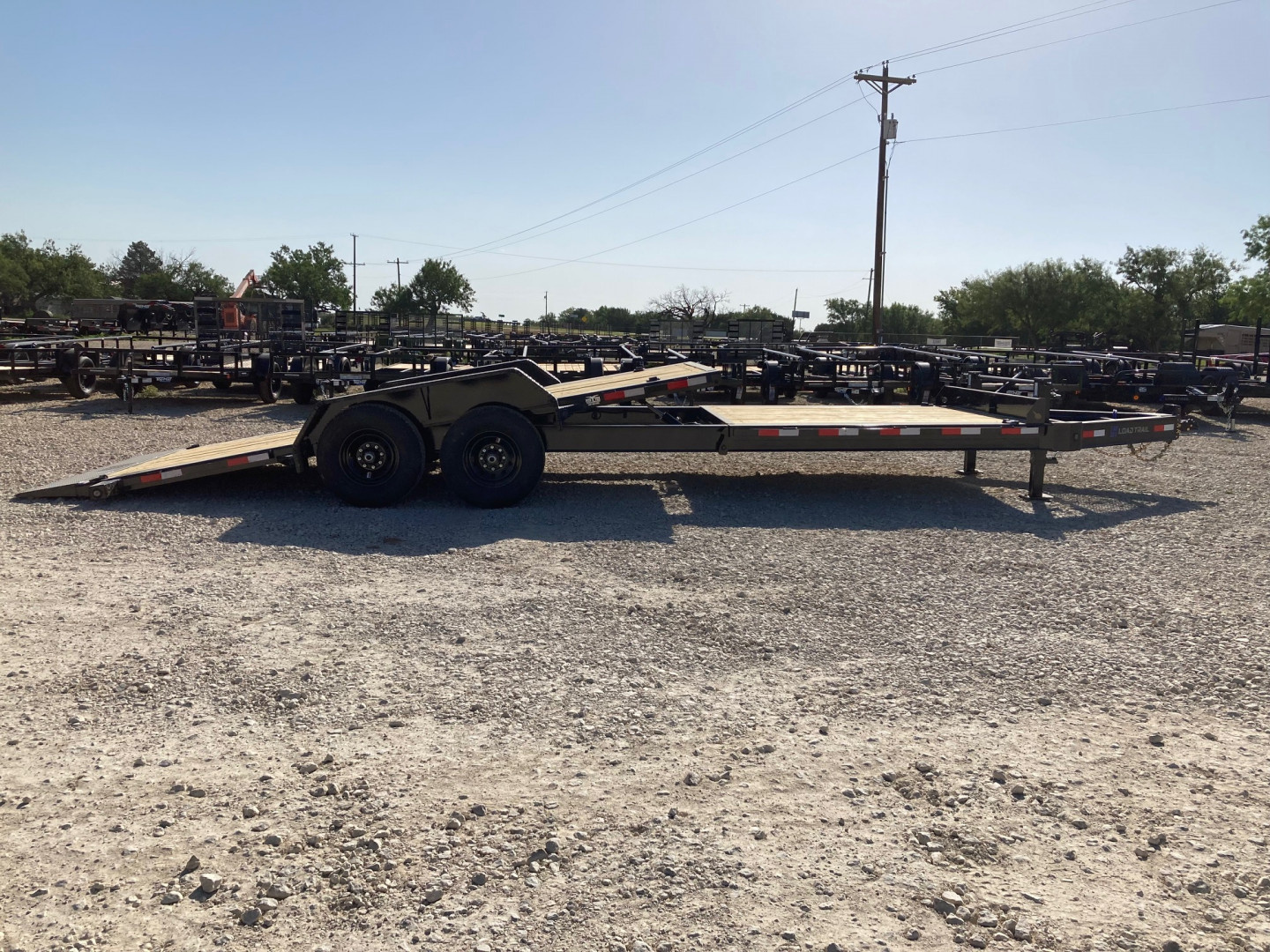 New 2026 Load Trail TD 83" X 24' Tilt-N-Go Tandem Axle Tilt Deck I-Beam Frame