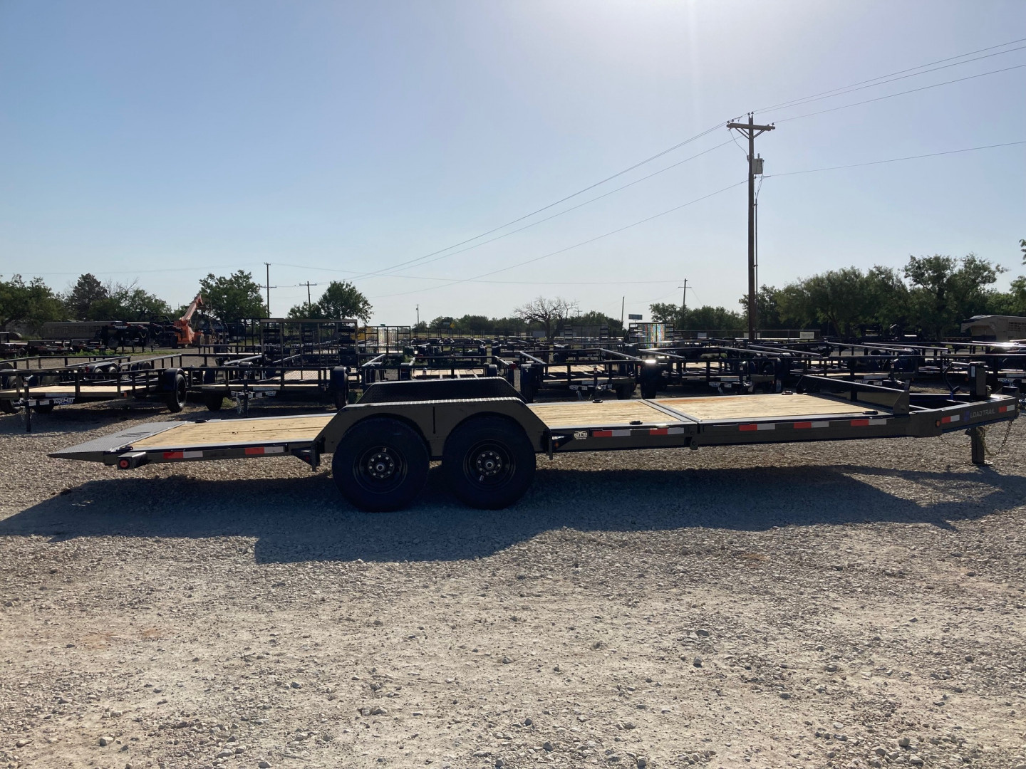 New 2026 Load Trail TD 83" X 22' Tilt-N-Go Tandem Axle Tilt Deck I-Beam Frame