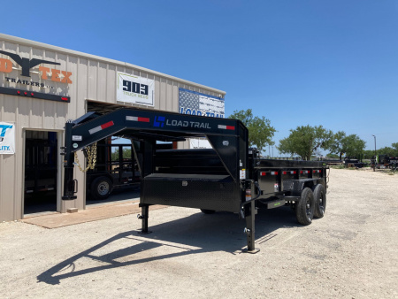 New 2026 Load Trail GD 14' x 83" Tandem Axle Gooseneck Low-Pro Dump Trailer