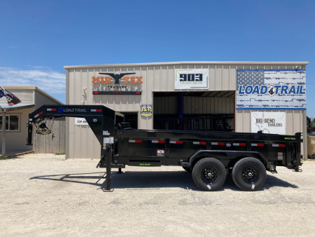 New 2026 Load Trail GD 14' x 83" Tandem Axle Gooseneck Low-Pro Dump Trailer