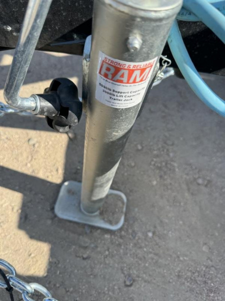 New 2025 PJ 7 x 18 Tandem Axle Utility Trailer w/ ATV Side Load Ramps