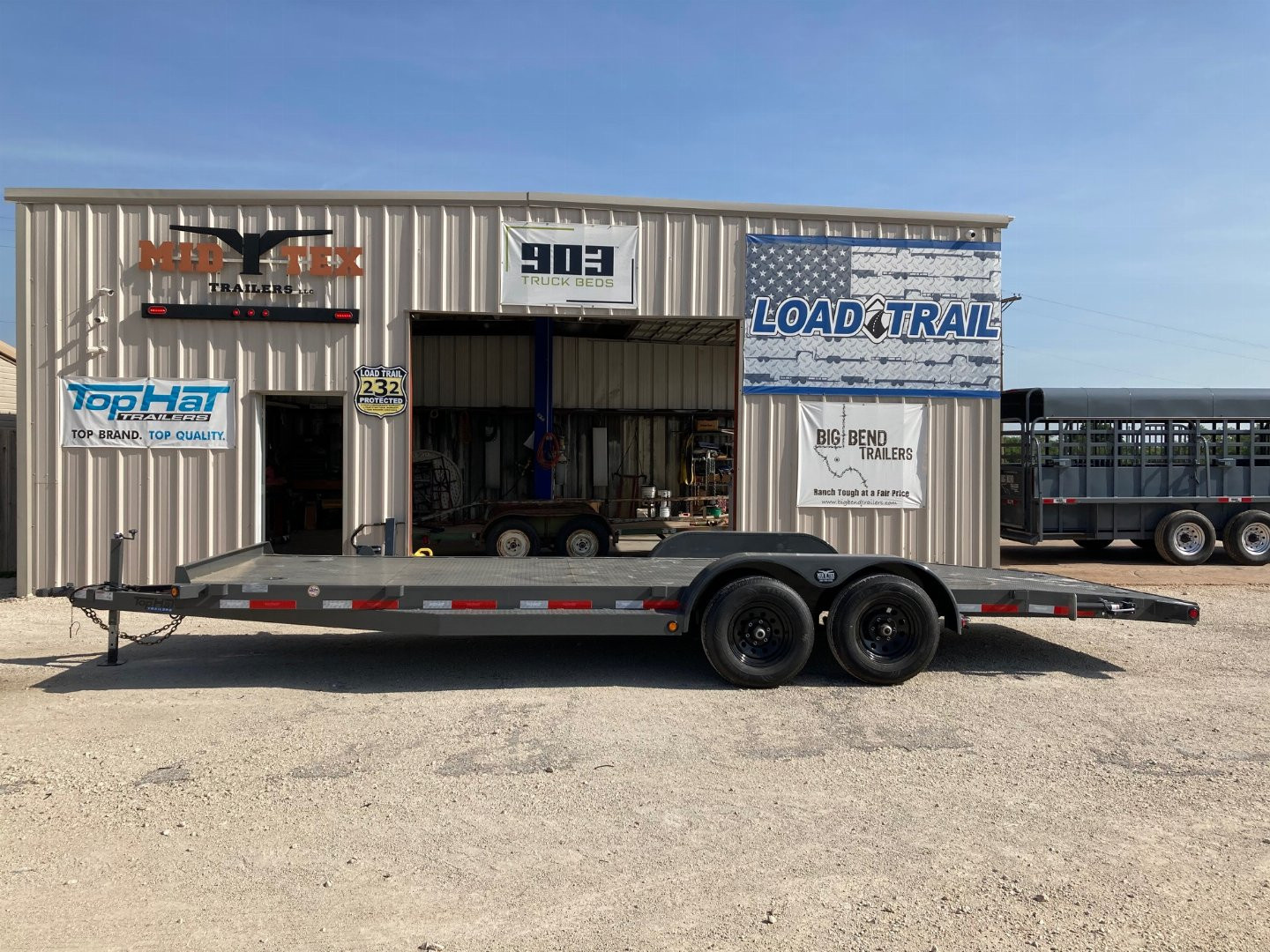 New 2025 Top Hat 22'X83" Car Hauler 10K