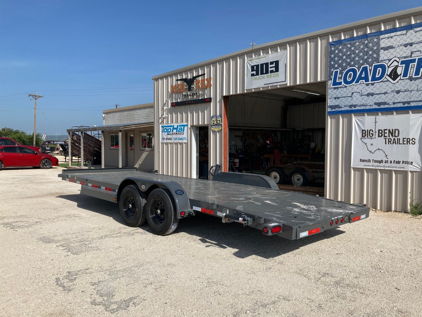 New 2025 Top Hat 22'X83" Car Hauler 10K