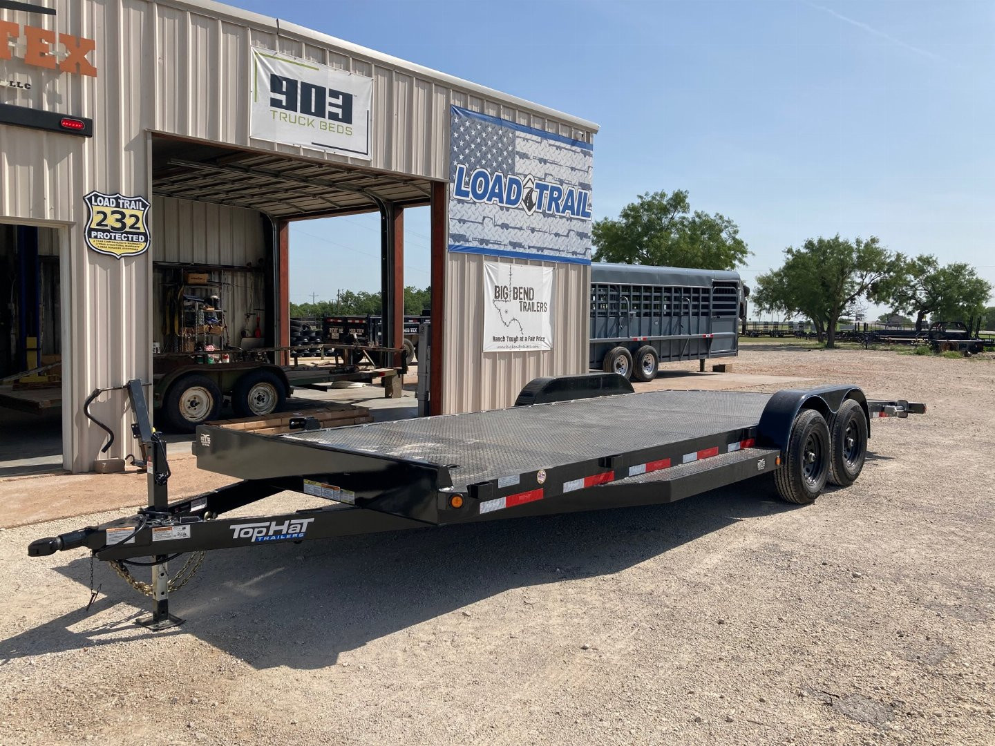 New 2025 Top Hat 22'X83" Car Hauler 10K