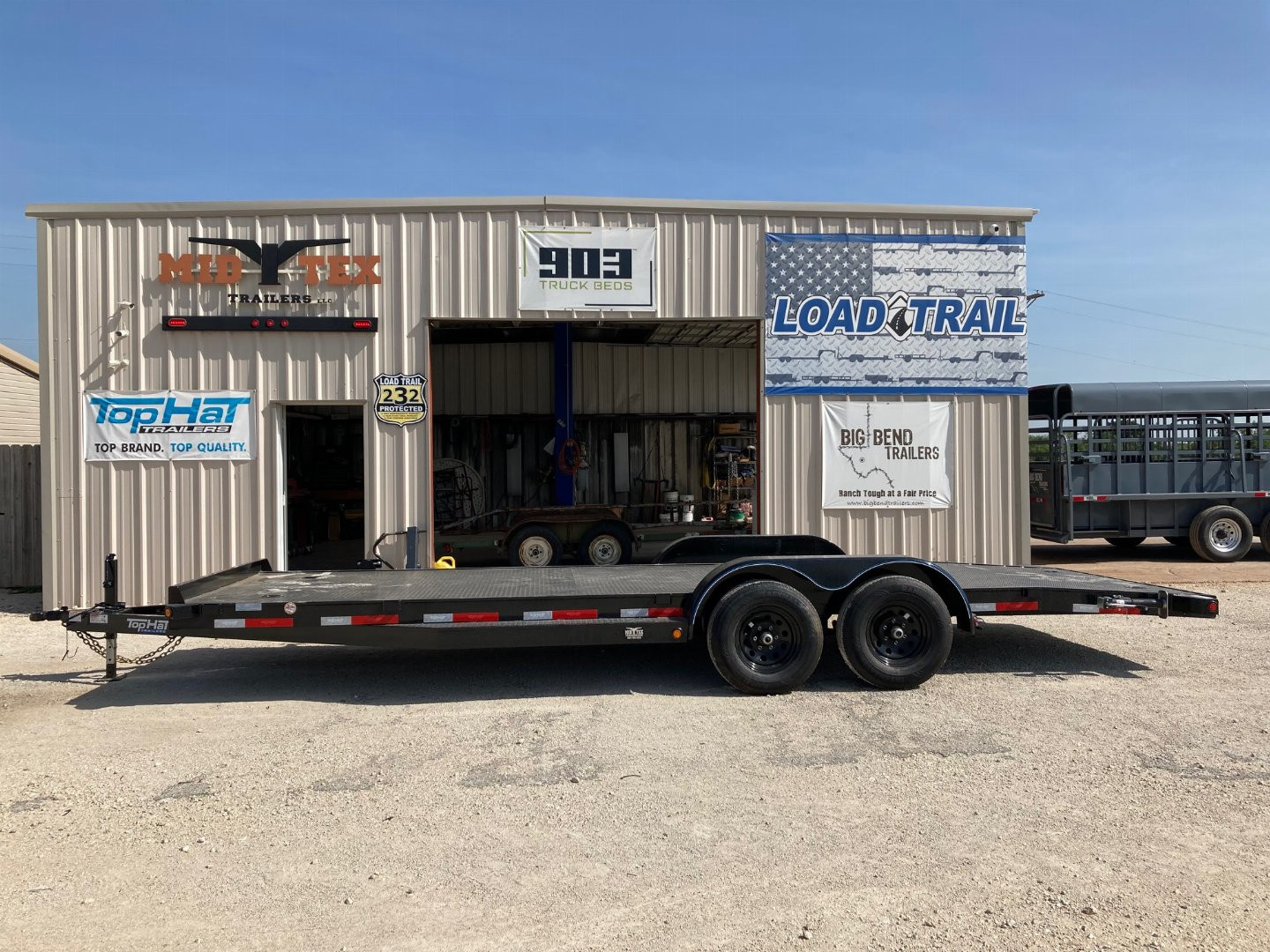 New 2025 Top Hat 22'X83" Car Hauler 10K