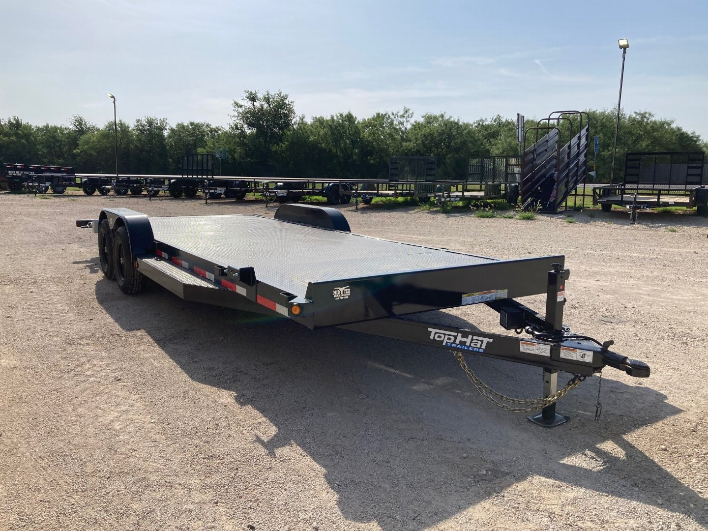 New 2025 Top Hat 22'X83" Car Hauler 10K