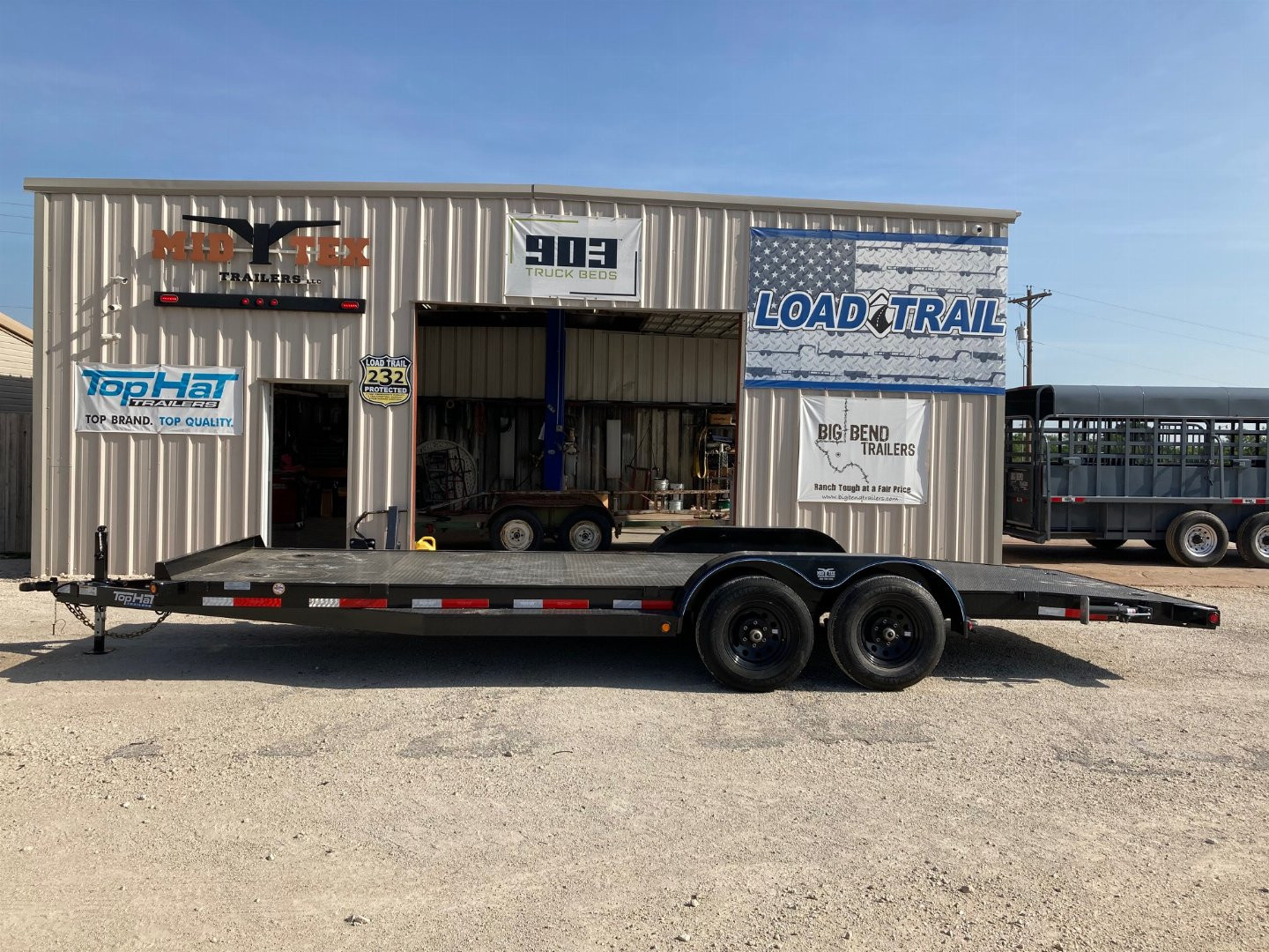 New 2025 Top Hat 22'X83" Car Hauler 10K