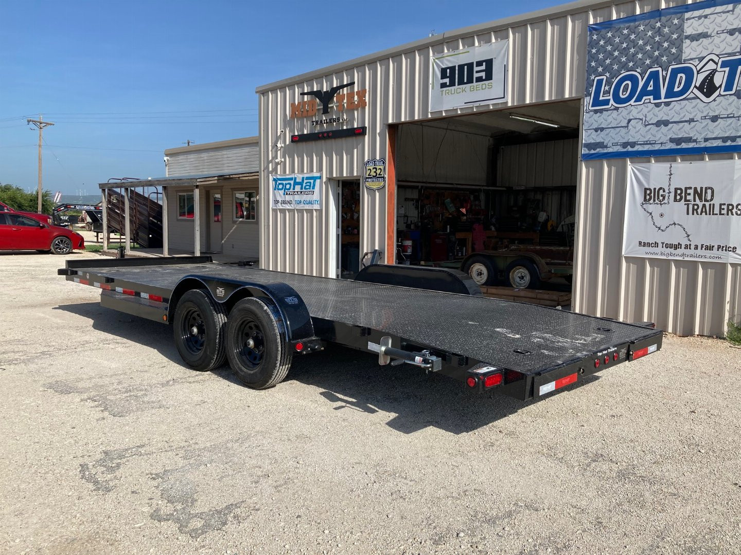 New 2025 Top Hat 22'X83" Car Hauler 10K