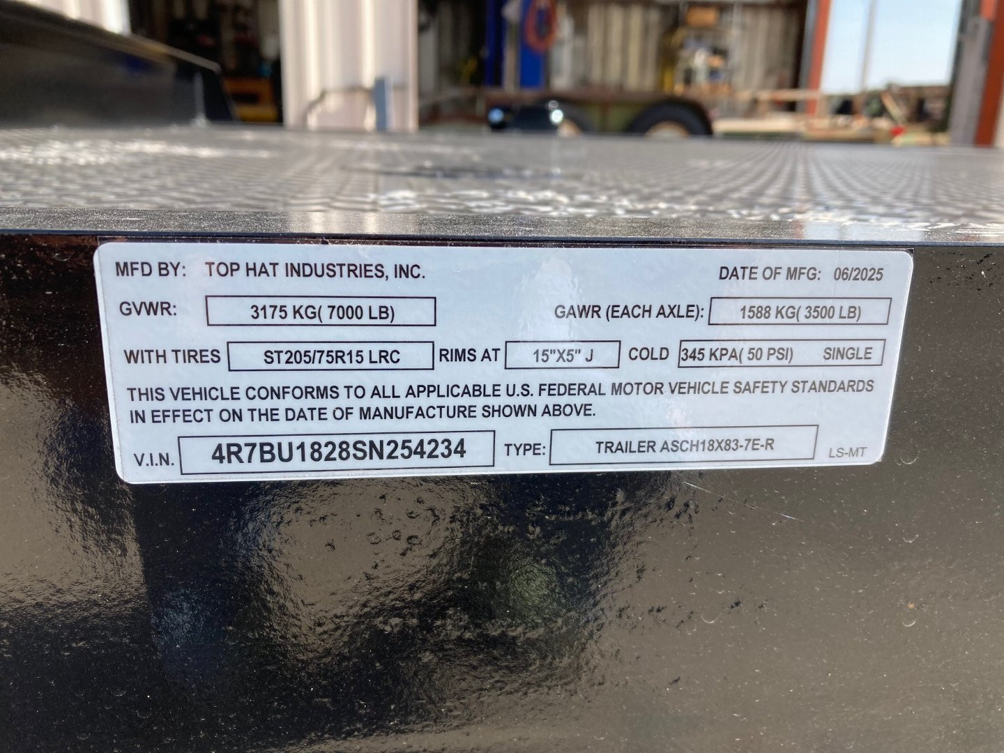 New 2025 Top Hat 18'X83" Car Hauler 7K