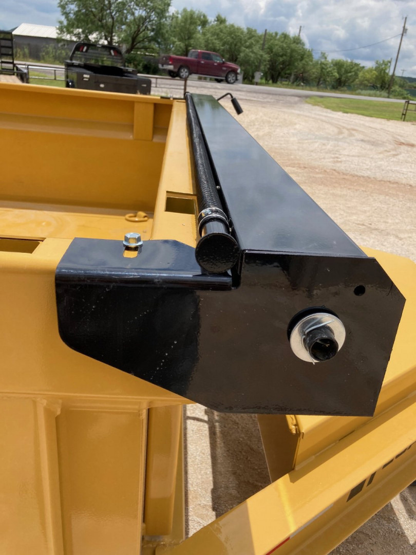 New 2026 Load Trail 14' x 83" Tandem Axle Low-Pro Dump Trailer (Yellow)