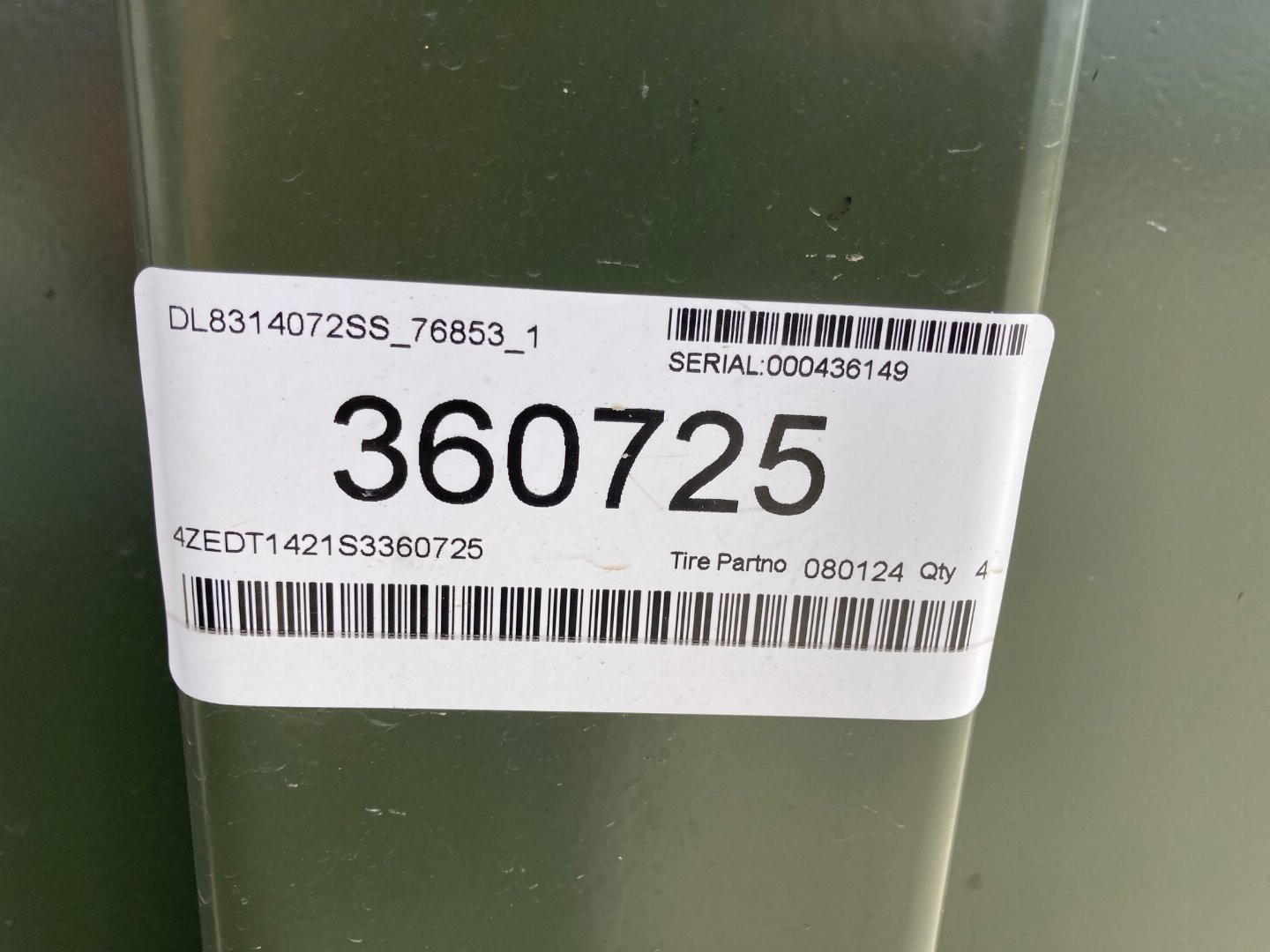 New 2025 Load Trail 14' x 83" Tandem Axle Low-Pro Dump Trailer (Army Green)