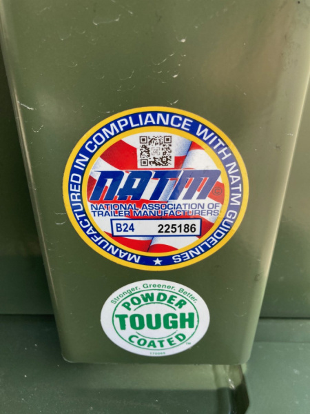 New 2025 Load Trail 14' x 83" Tandem Axle Low-Pro Dump Trailer (Army Green)