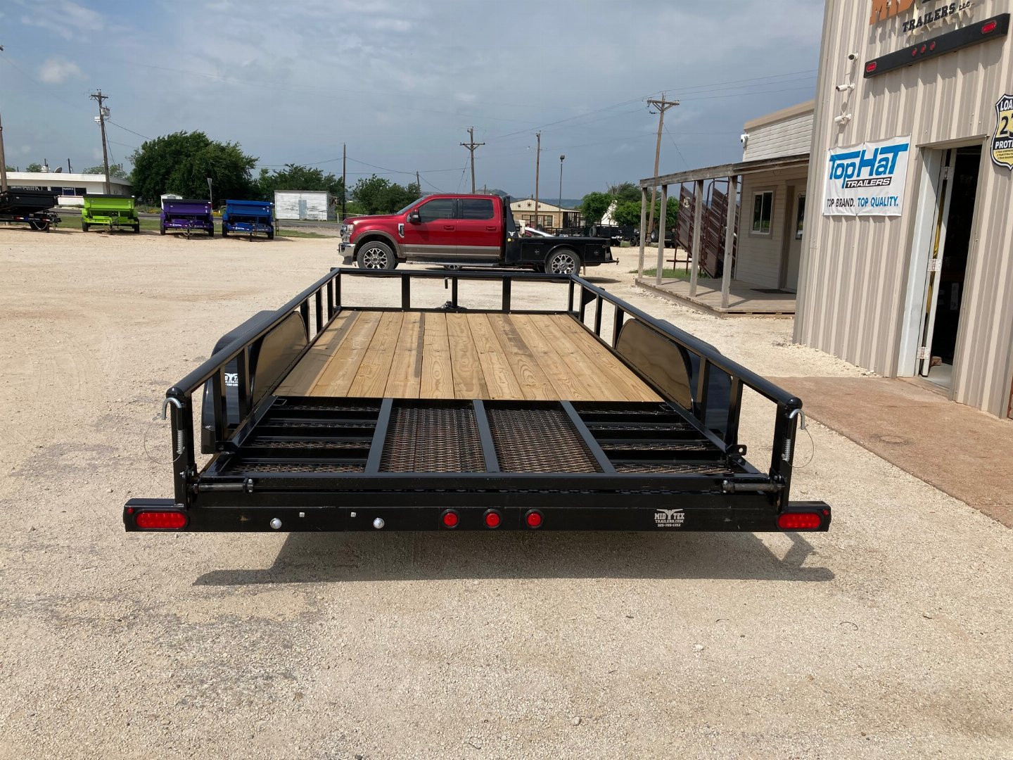 New 2025 Top Hat 16' x 83" MP Utility Trailer