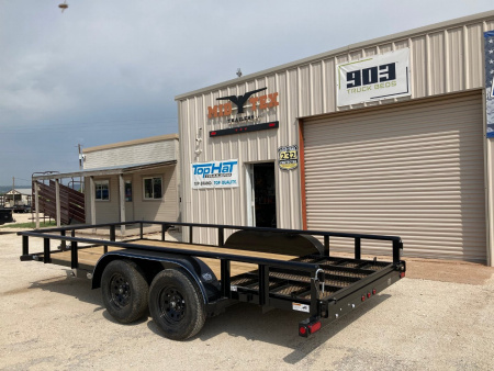 New 2025 Top Hat 16' x 83" MP Utility Trailer