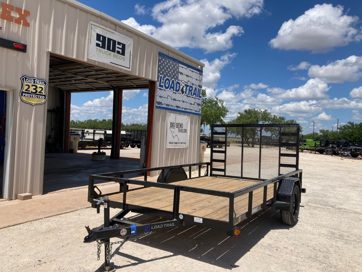 New 2025 Load Trail SA 12' x 83" Single Axle (2" x 3" Angle Frame)Utility Trailer