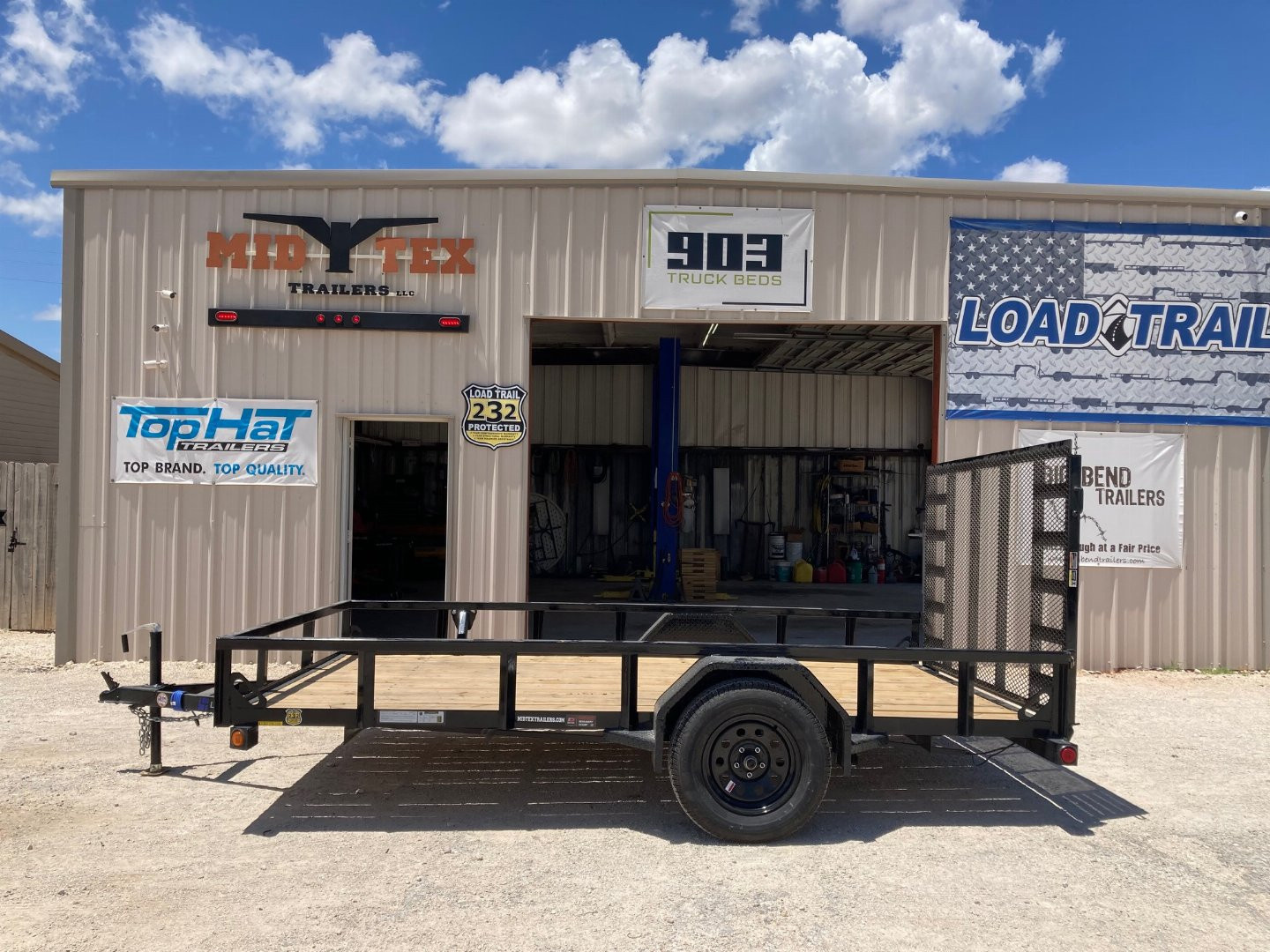 New 2025 Load Trail SA 12' x 83" Single Axle (2" x 3" Angle Frame)Utility Trailer