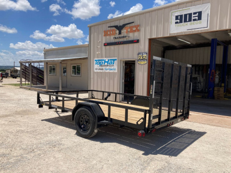 New 2025 Load Trail SA 12' x 83" Single Axle (2" x 3" Angle Frame)Utility Trailer