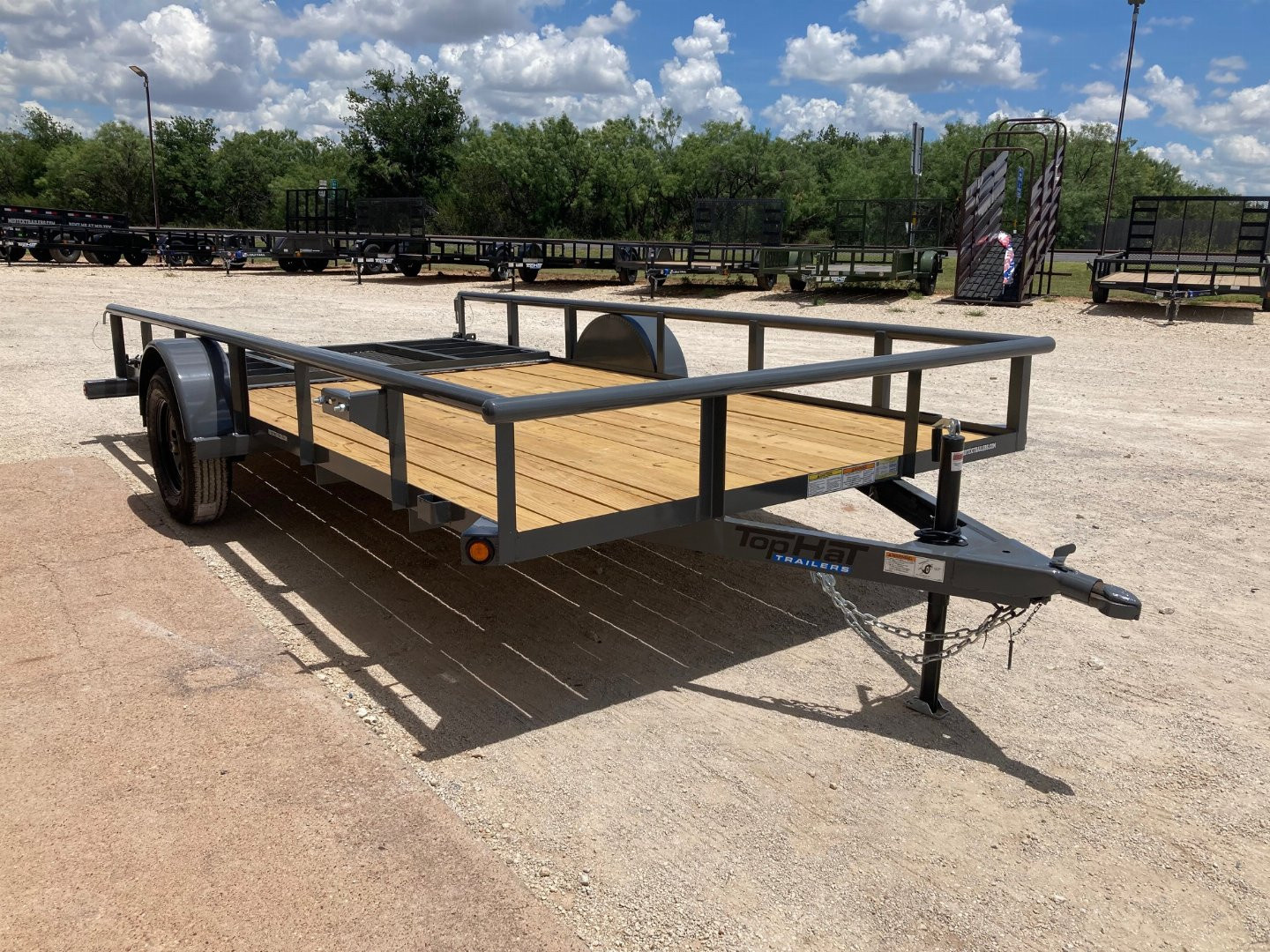 New 2025 Top Hat DSP 14' x 83" Utility Trailer