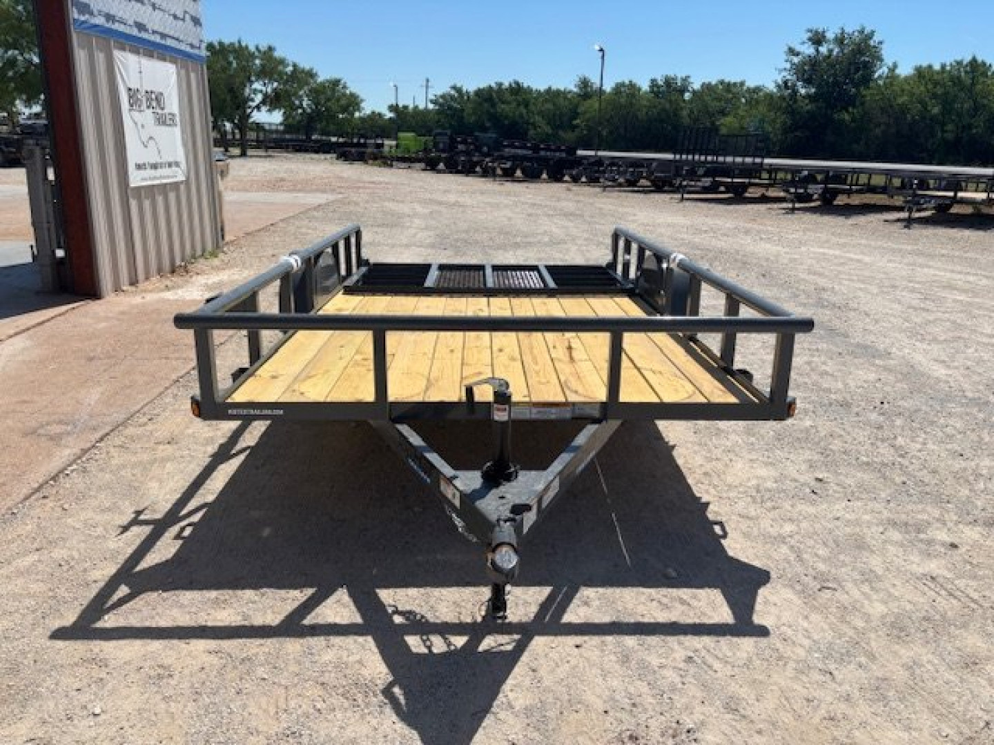 New 2025 Top Hat DSP 12' x 83" Utility Trailer