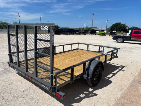 New 2025 Top Hat DSP 12' x 83" Utility Trailer
