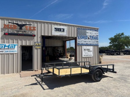 New 2025 Top Hat DSP 12' x 83" Utility Trailer