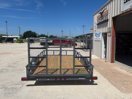 New 2025 Top Hat DSP 12' x 83" Utility Trailer