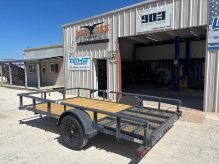 New 2025 Top Hat DSP 12' x 83" Utility Trailer