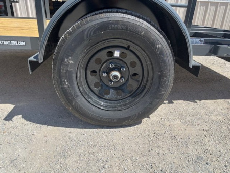 New 2025 Top Hat DSP 12' x 83" Utility Trailer