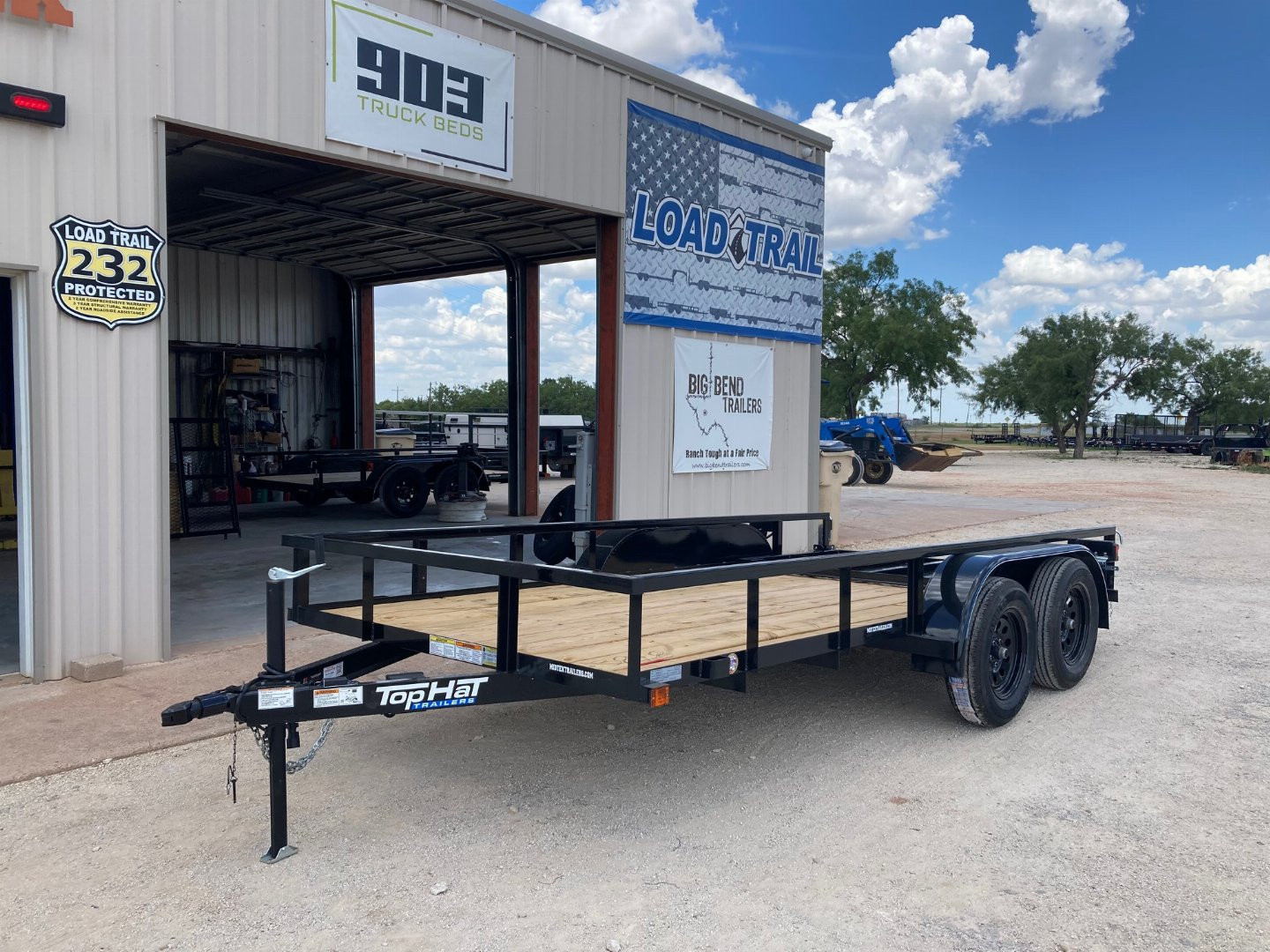 New 2025 Top Hat 14' x 77" LDT Utility Trailer