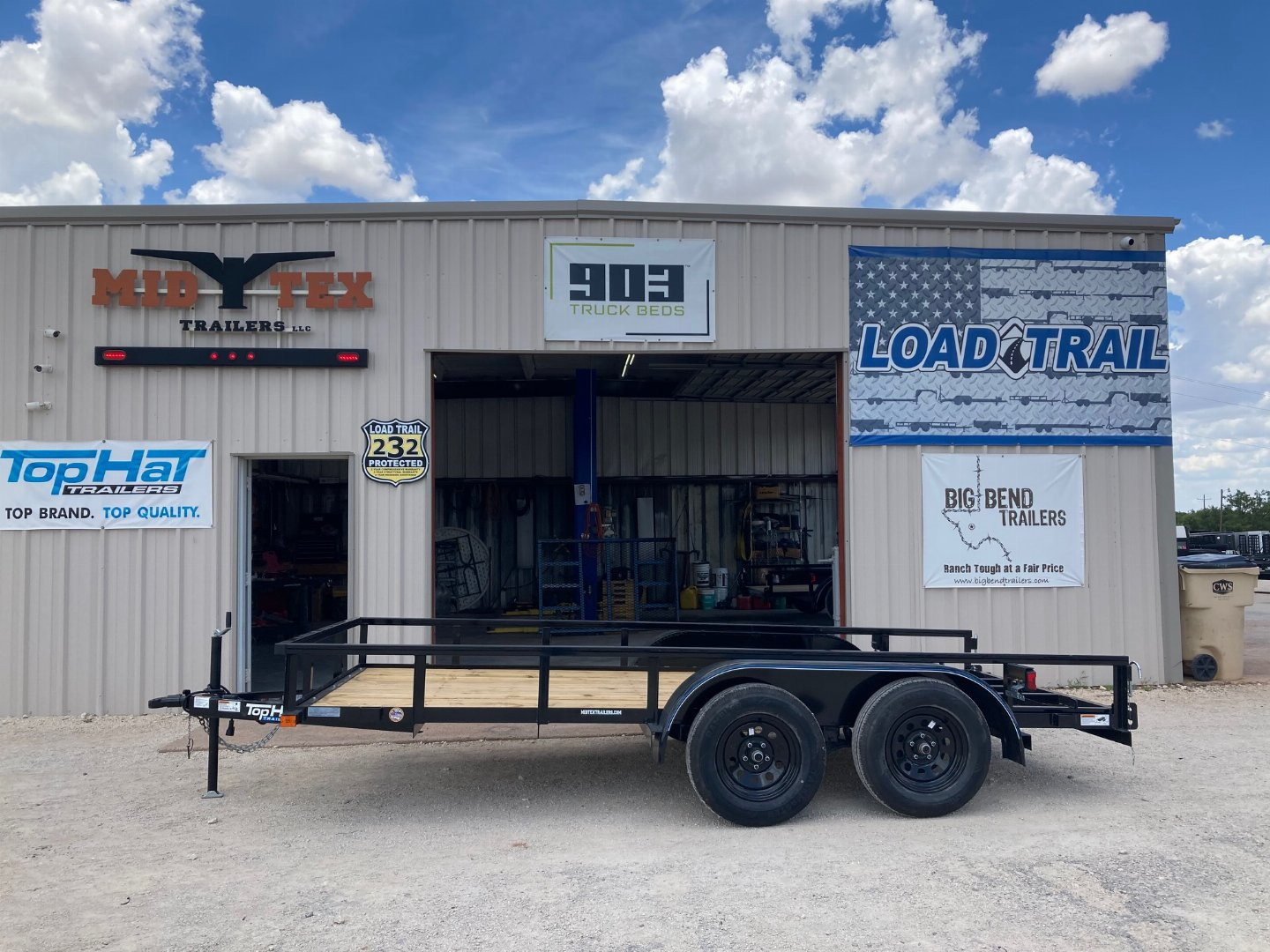 New 2025 Top Hat 14' x 77" LDT Utility Trailer