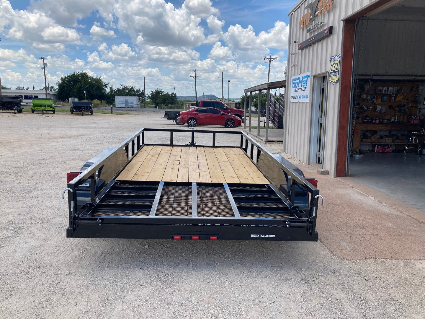 New 2025 Top Hat 14' x 77" LDT Utility Trailer
