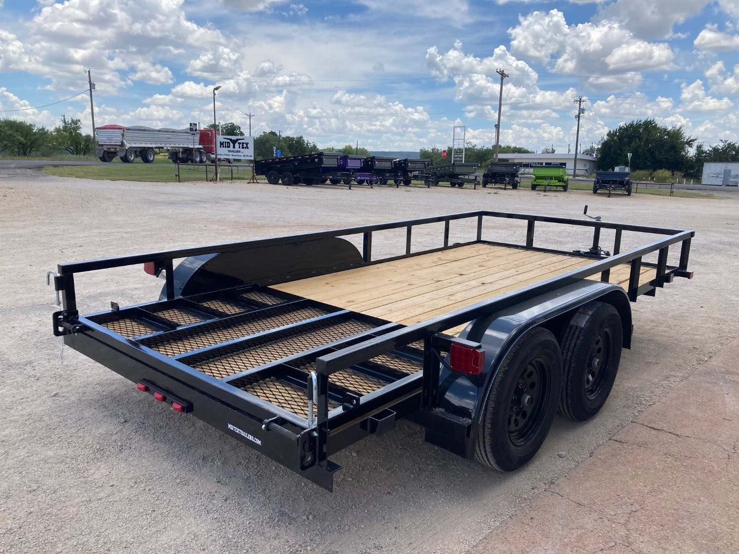 New 2025 Top Hat 14' x 77" LDT Utility Trailer