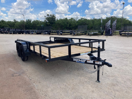 New 2025 Top Hat 14' x 77" LDT Utility Trailer