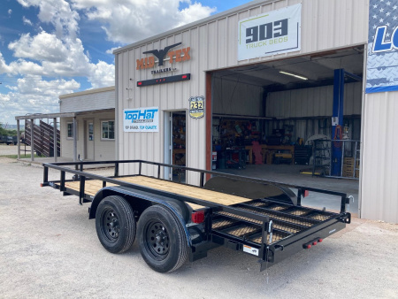New 2025 Top Hat 14' x 77" LDT Utility Trailer