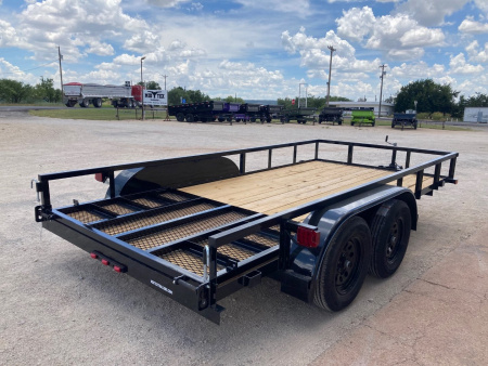 New 2025 Top Hat 14' x 77" LDT Utility Trailer