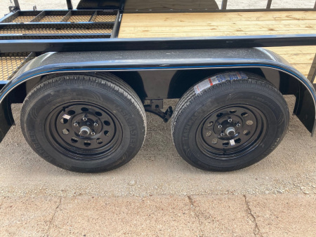 New 2025 Top Hat 14' x 77" LDT Utility Trailer