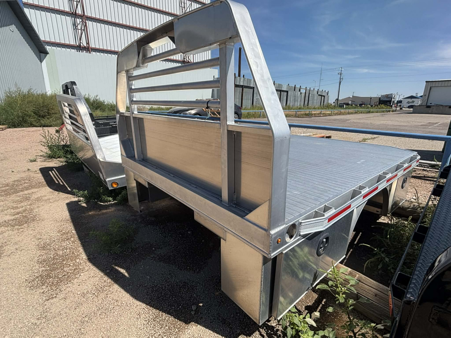 New 2025 Alum. Martin Long Bed - Skirted SW with 4 toolboxes underneath (SB model)