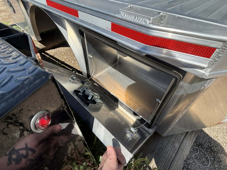 New 2025 Alum. Martin Long Bed - Skirted SW with 4 toolboxes underneath (SB model)