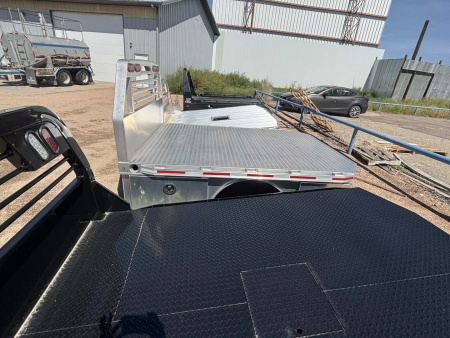 New 2025 Alum. Martin Long Bed - Skirted SW with 4 toolboxes underneath (SB model)