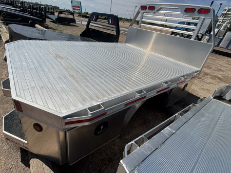New 2025 Alum. Martin Long Bed - Skirted SW with 4 toolboxes underneath (SB model)